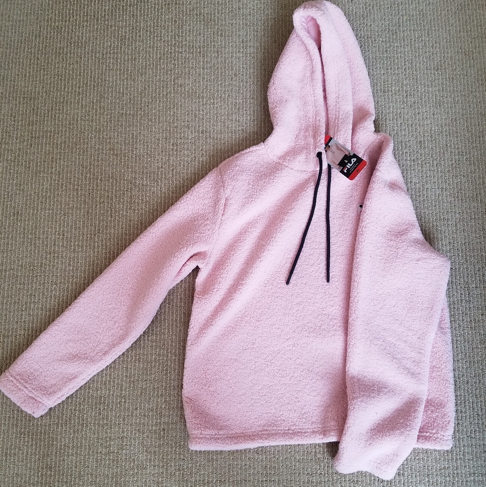 Nwt Fila Sherpa Hoodie Medium